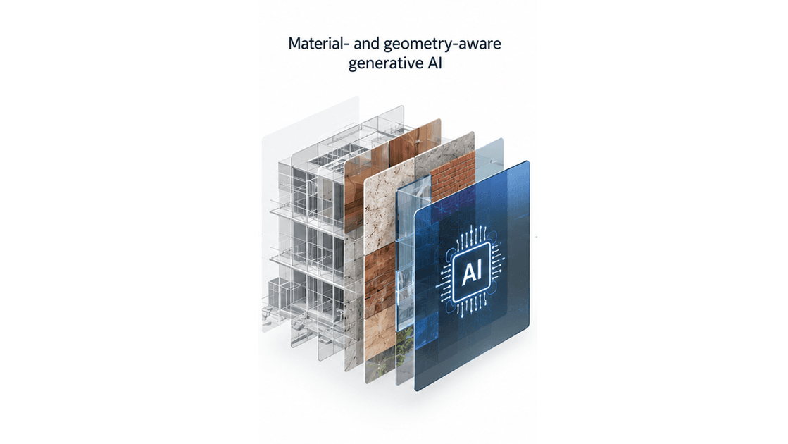 FFplus Innovationsstudie – Material- und geometriebewusste generative KI