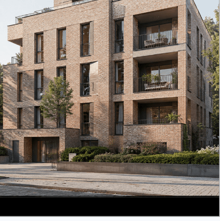 Fotorealistische Fassaden- & Materialvisualisierung - Modern Building Architecture Render