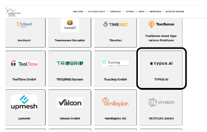 Bundesverband Digitales Bauwesen - Typus.AI Mitgliedschaft Directory